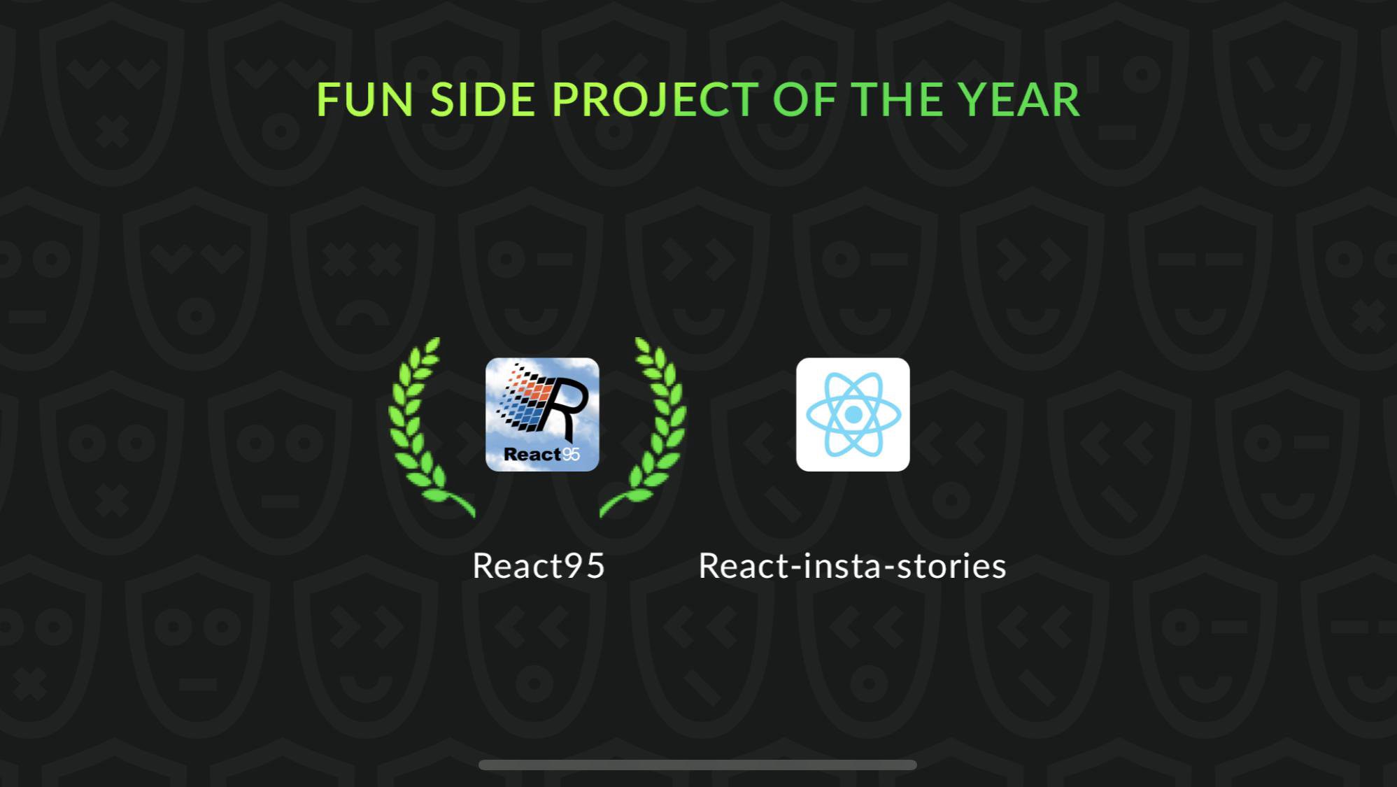 React95 é o ganhador do prêmio “Fun side project of the Year”
